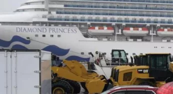 Sube a 621 infectados por coronavirus en crucero Diamond Princess