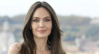 Angelina Jolie visitó en Leópolis a niños heridos ucranianos