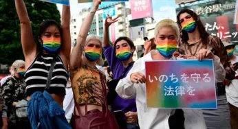 Colectivo LGTB se manifiesta en Tokio pidiendo ley que lo proteja