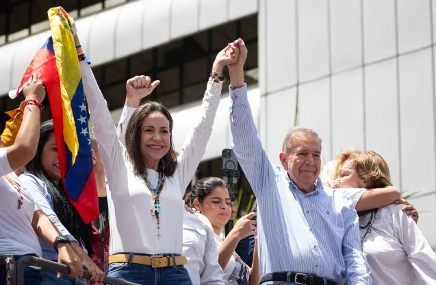 María Corina Machado y Edmundo González Urrutia