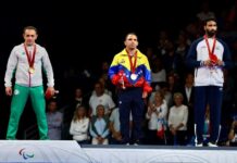 El paratleta venezolano Marcos Blanco se llevó jueves la medalla de bronce tras superar al indonesio Junaedi, en el duelo por el tercer lugar de Parajudo J1 de -60 kg masculino, en los Juegos Paralímpicos de París 2024.