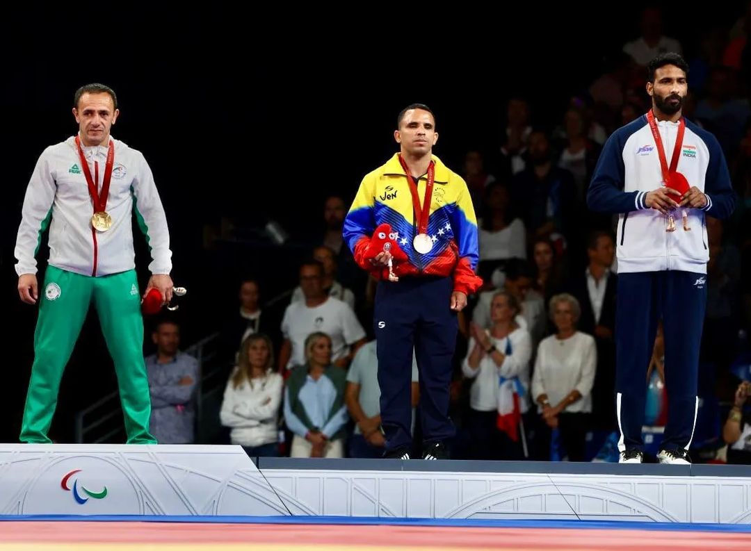 El paratleta venezolano Marcos Blanco se llevó jueves la medalla de bronce tras superar al indonesio Junaedi, en el duelo por el tercer lugar de Parajudo J1 de -60 kg masculino, en los Juegos Paralímpicos de París 2024.