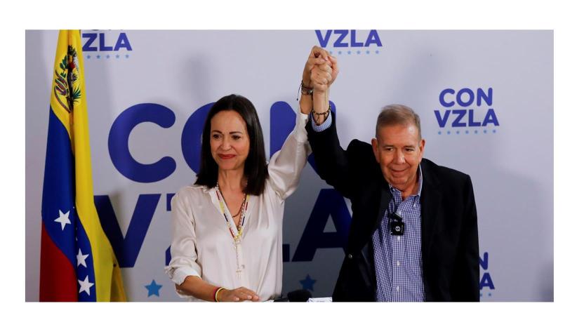 Edmundo González Urrutia y María Corina Machado