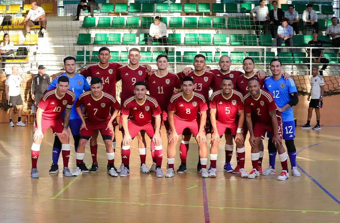 La Vinotinto de futsal lista para debutar en Bukhara en la Copa Mundial 2024