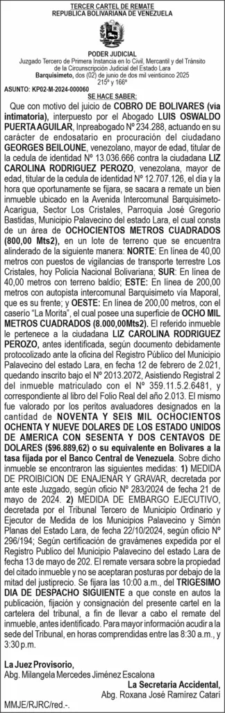 Avisos 3-06-25