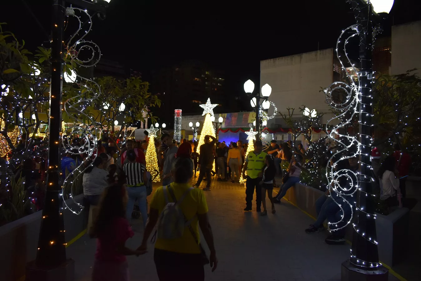 encendido de la navidad