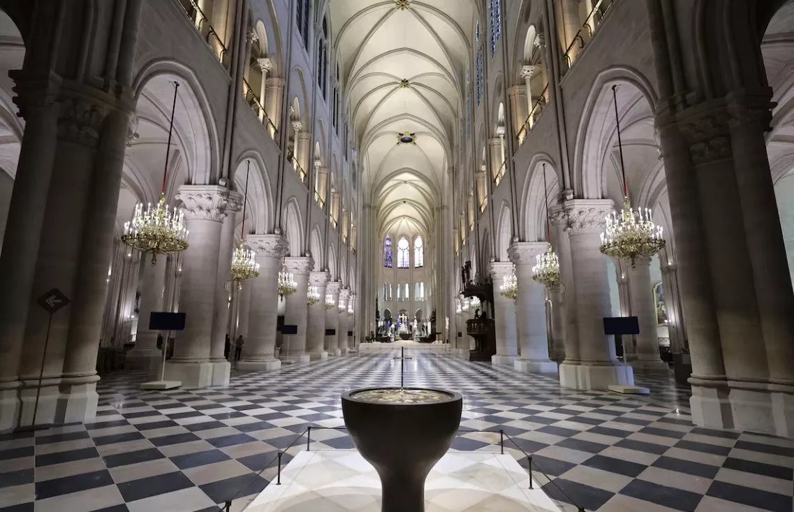 La icónica catedral de Notre Dame en París, Francia, abrirá sus puertas el próximo 8 de diciembre