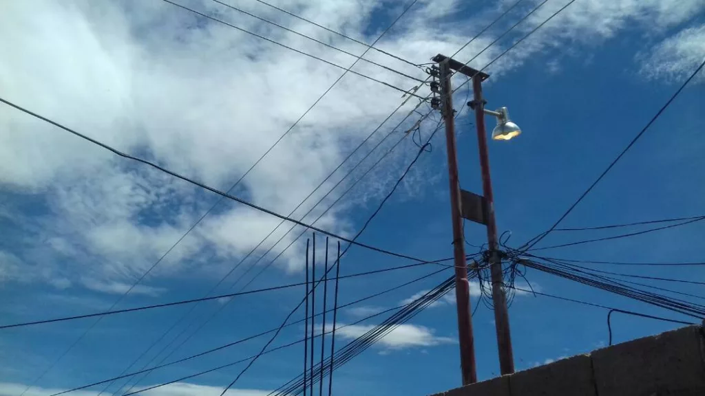 la población de Baragua, en el municipio Urdaneta del estado Lara, se encuentra sin servicio eléctrico
