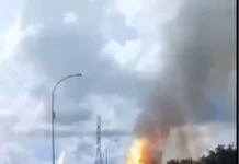 Incendio PDVSA Monagas