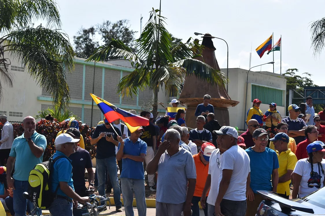 Donde hubo más afluencia de personas en Lara, fue en la redoma de la Avenida Vargas en Barquisimeto