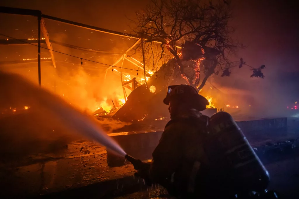 Incendio en Los Angeles 