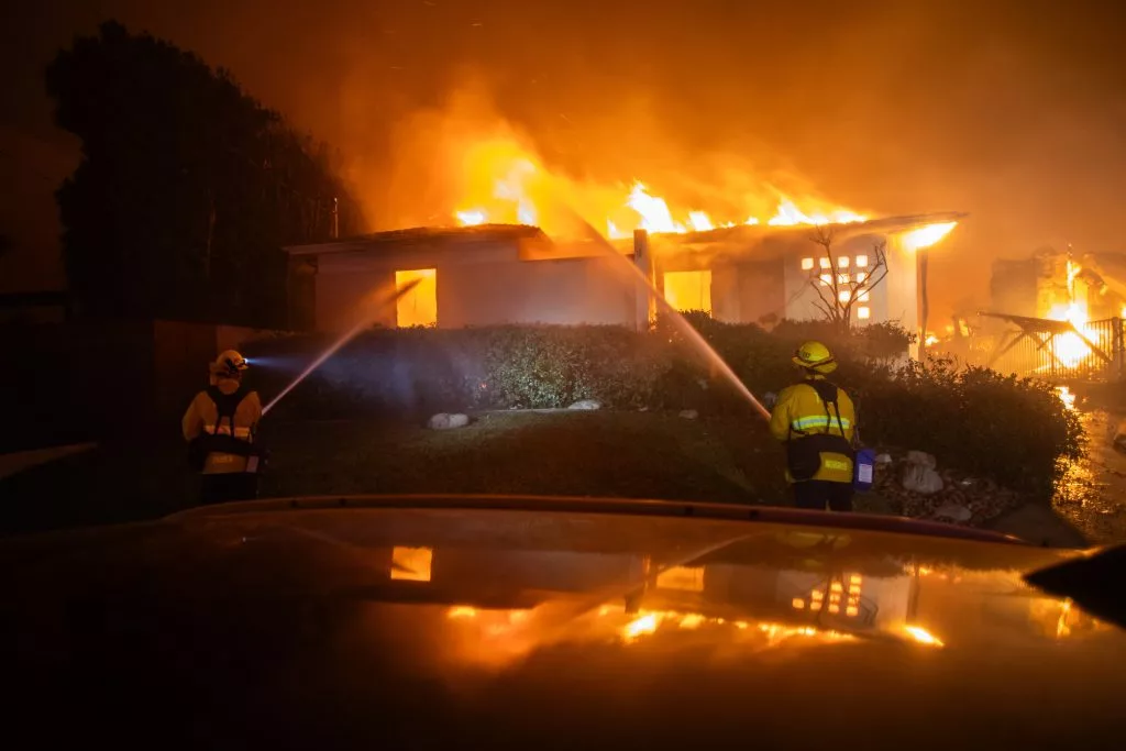 Incendio en Los Ángeles
