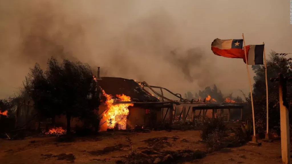 incendios en chile