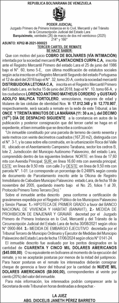 Edicto Plantaciones Curpa 17-04-2025