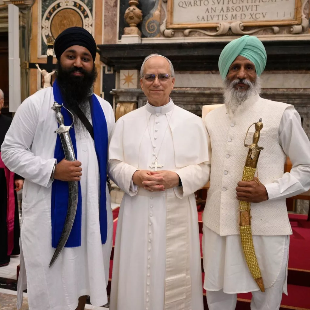 Papa León XIV se reunió con representantes de otras religiones