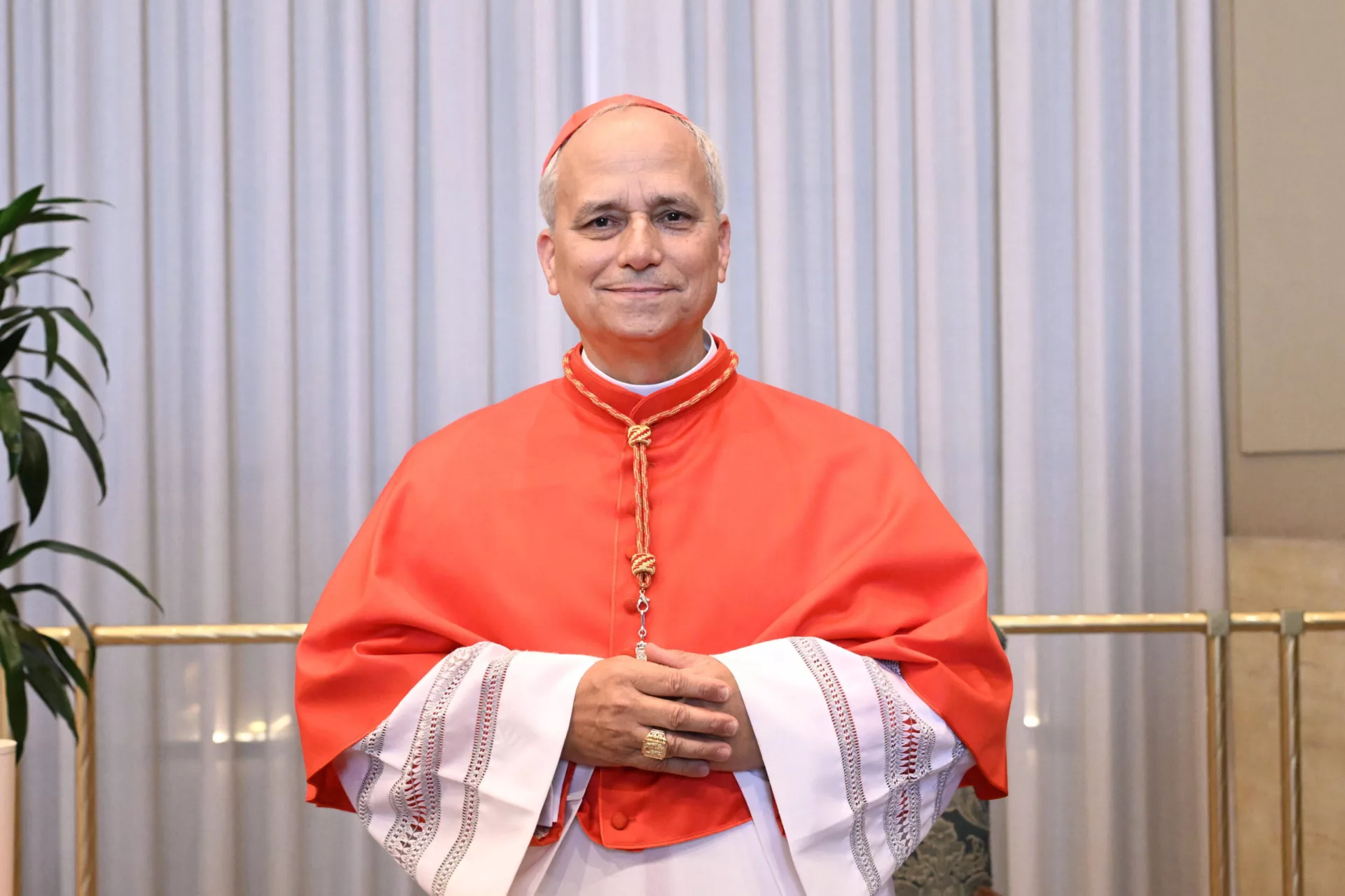 Cardinal Robert Francis Prevost .