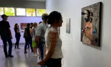 Estudiantes de arte muestran su talento con exposición de obras