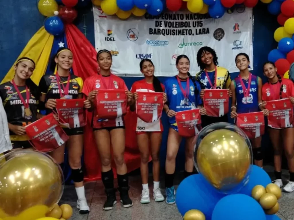 Caracas gana el Campeonato Nacional femenino U15 de voleibol