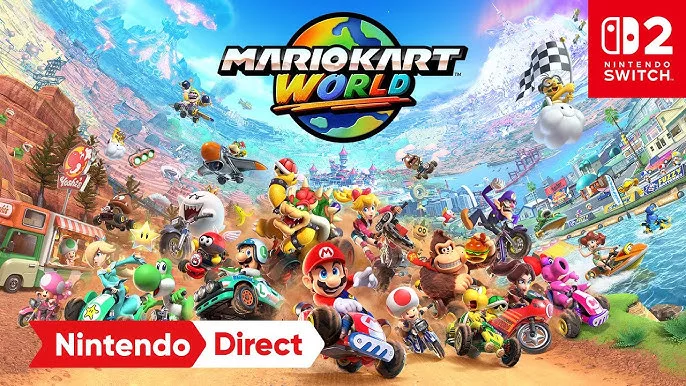 En Mario Kart World, la lista de personajes será muy variada