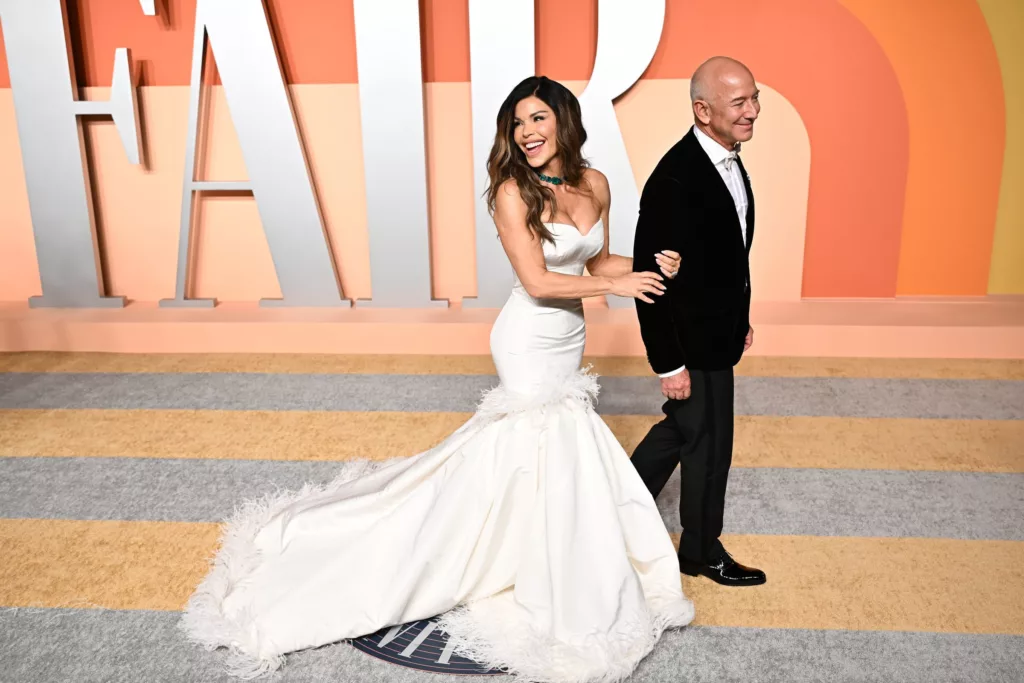 Jeff Bezos y Lauren Sánchez