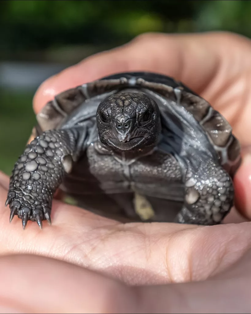 Tortuga Galápago Goliath, de 135 años, se convierte en padre primerizo