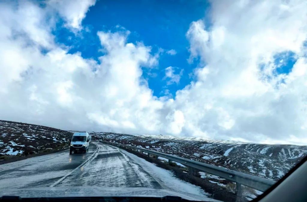 Imágenes y vídeos de la nevada fueron compartidos por el observatorio ALMA, uno de los más relevantes en el mundo que se ubica en esta zona.