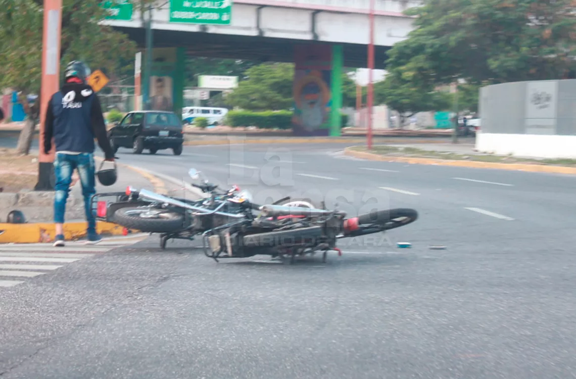 4 motorizados lesionados en accidentes viales de este fin de semana