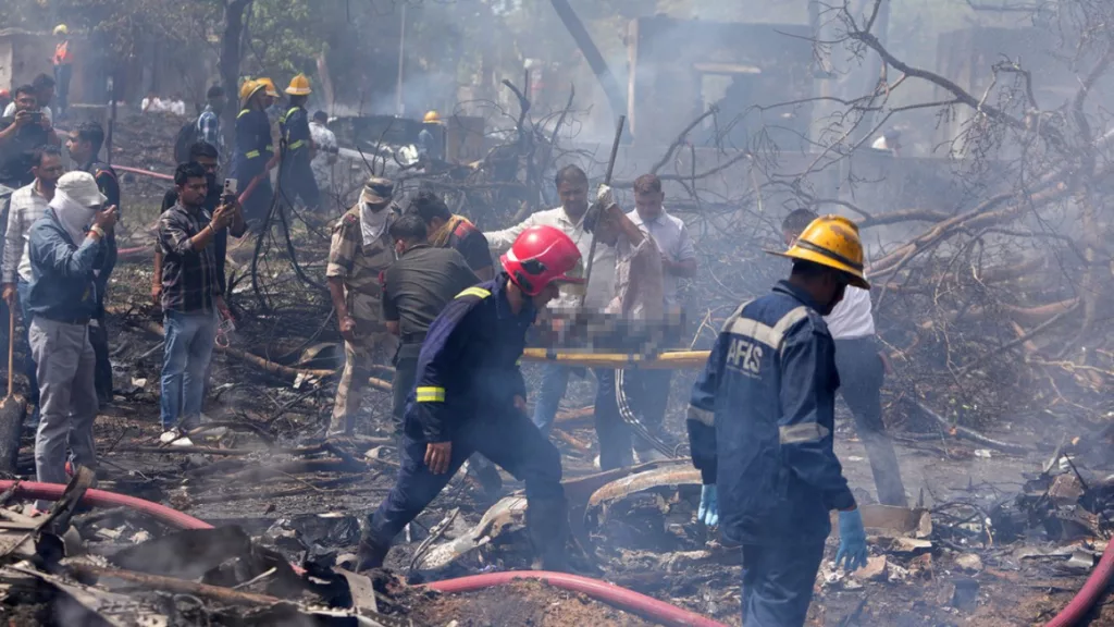 Accidente aéreo en India