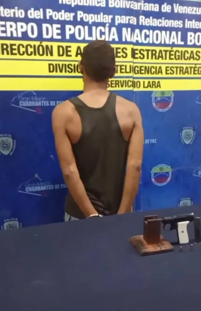hombre detenido