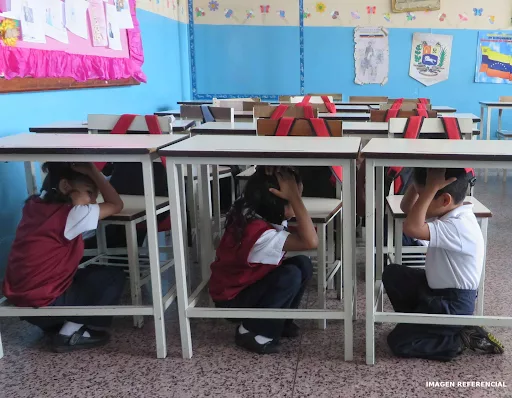 La Fundación Venezolana de Investigaciones Sismológicas (Funvisis), tiene más de 20 años aplicando el proyecto educativo experimental "Aula Sísmica", para que niños, adolescentes y docentes de instituciones públicas y privadas sepan qué hacer ante un terremoto, debido a que el 80% de la población venezolana habita estados por donde pasan las tres fallas geológicas principales del país: Boconó, San Sebastián y El Pilar.