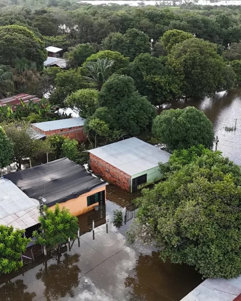 Río Orinoco y lluvias continuas
