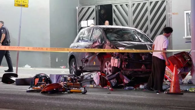 Atropello masivo en Los Ángeles deja al menos 30 heridos