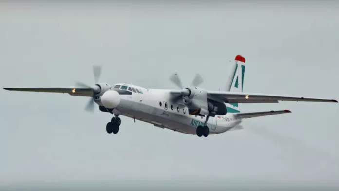 avión se cae en rusia