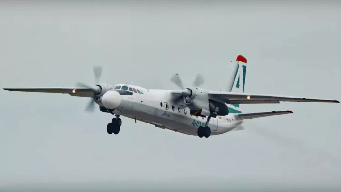 avión se cae en rusia
