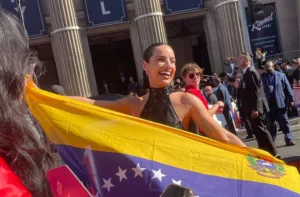 María Gabriela de Faría destaca en la premiere de Superman: Legacy