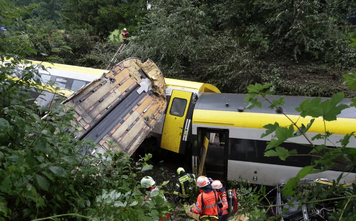 Accidente ferroviario en Alemania