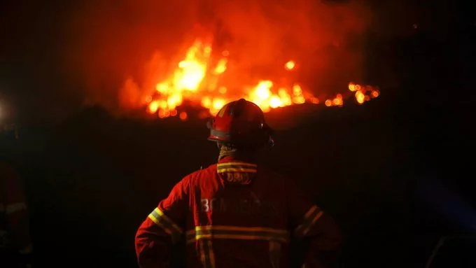 Incendio en Portugal