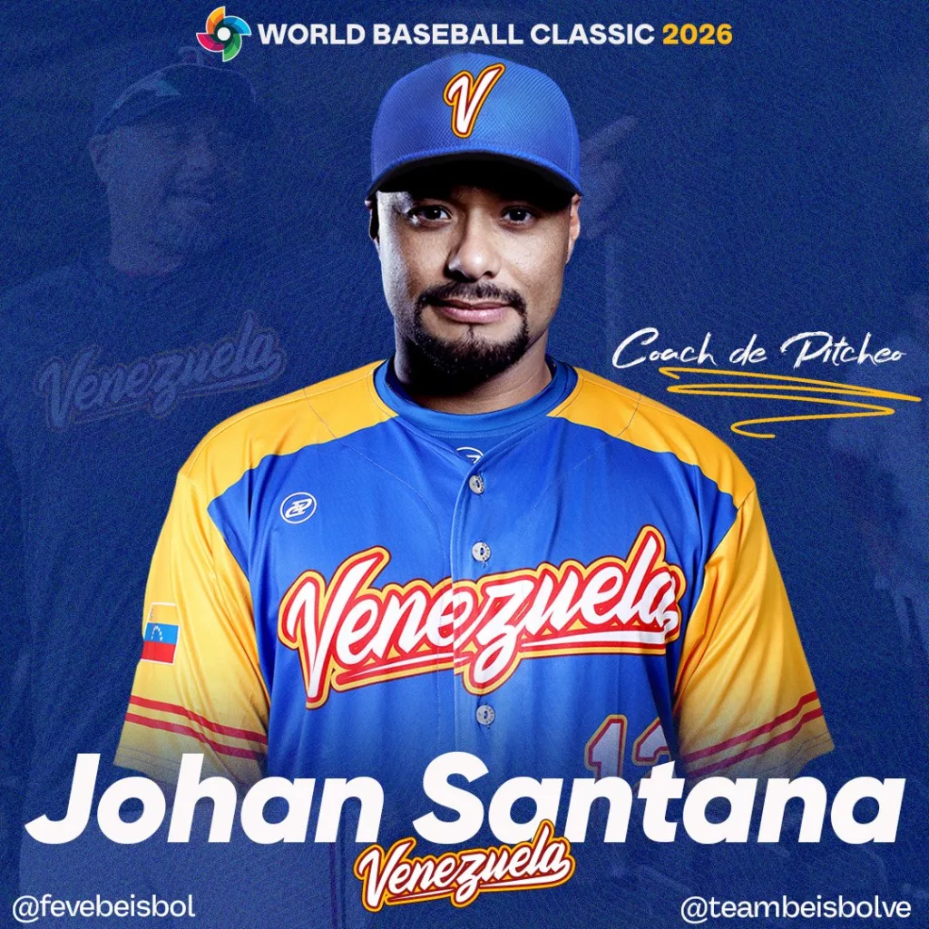 cuerpo técnico Johan Santana