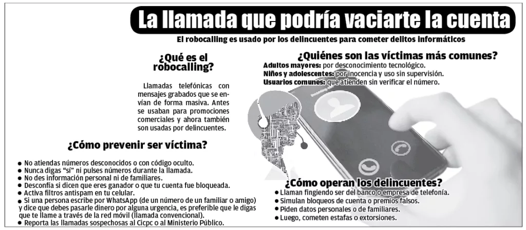 Alertan sobre el Robocalling: una nueva estafa telefónica