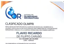 larenses ganadores en las Olimpiadas Recreativas de Matematica