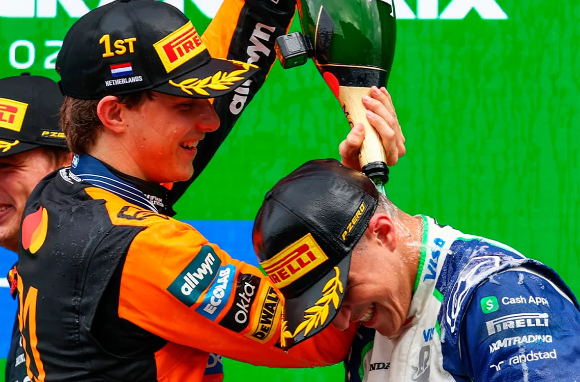 Gran Premio de Países Bajos: victoria de Piastri, primer podio de Hadjar y abandono de Hamilton, Leclerc y Norris