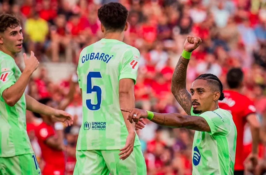 Barcelona arrasa en el primer encuentro de LaLiga con triunfo de 3-0 ante Mallorca