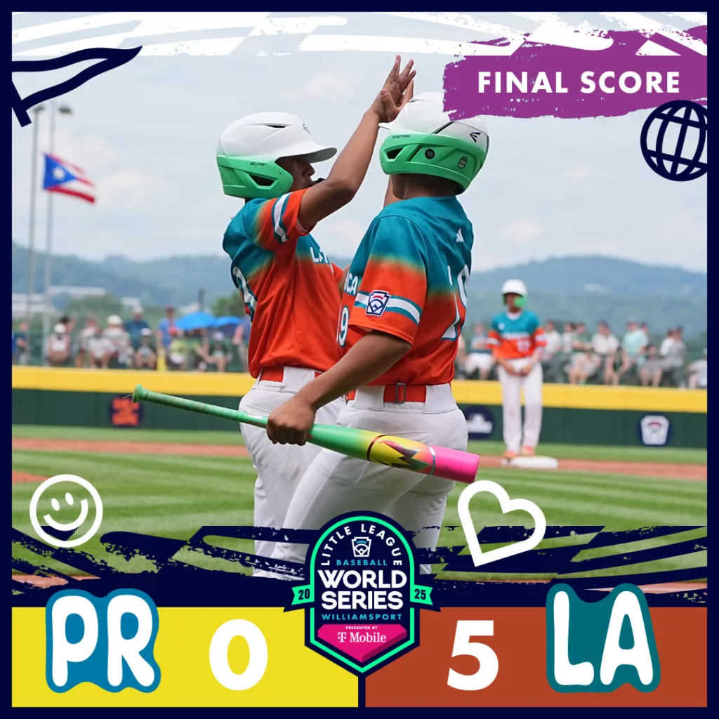 Pequeña Liga Cardenales debutó con una victoria frente a Puerto Rico