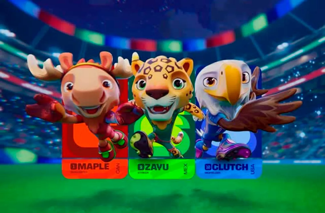 FIFA presenta a sus tres mascotas para el Mundial 2026: Maple, Zayu y Clutch