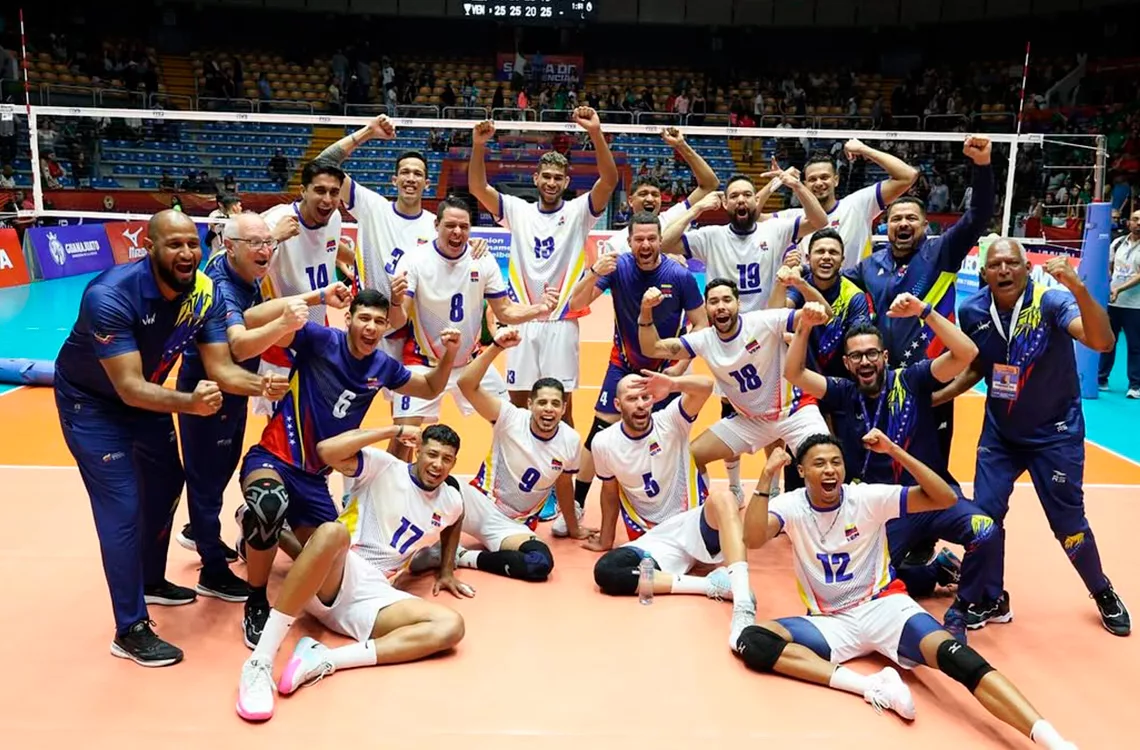 Selección de voleibol masculino de Venezuela consiguió su primera medalla de oro en la historia de la Copa Panamericana tras vencer 3-1 a México en una emocionante final, con el capitán Willner Rivas siendo nombrado el Jugador Más Valioso.