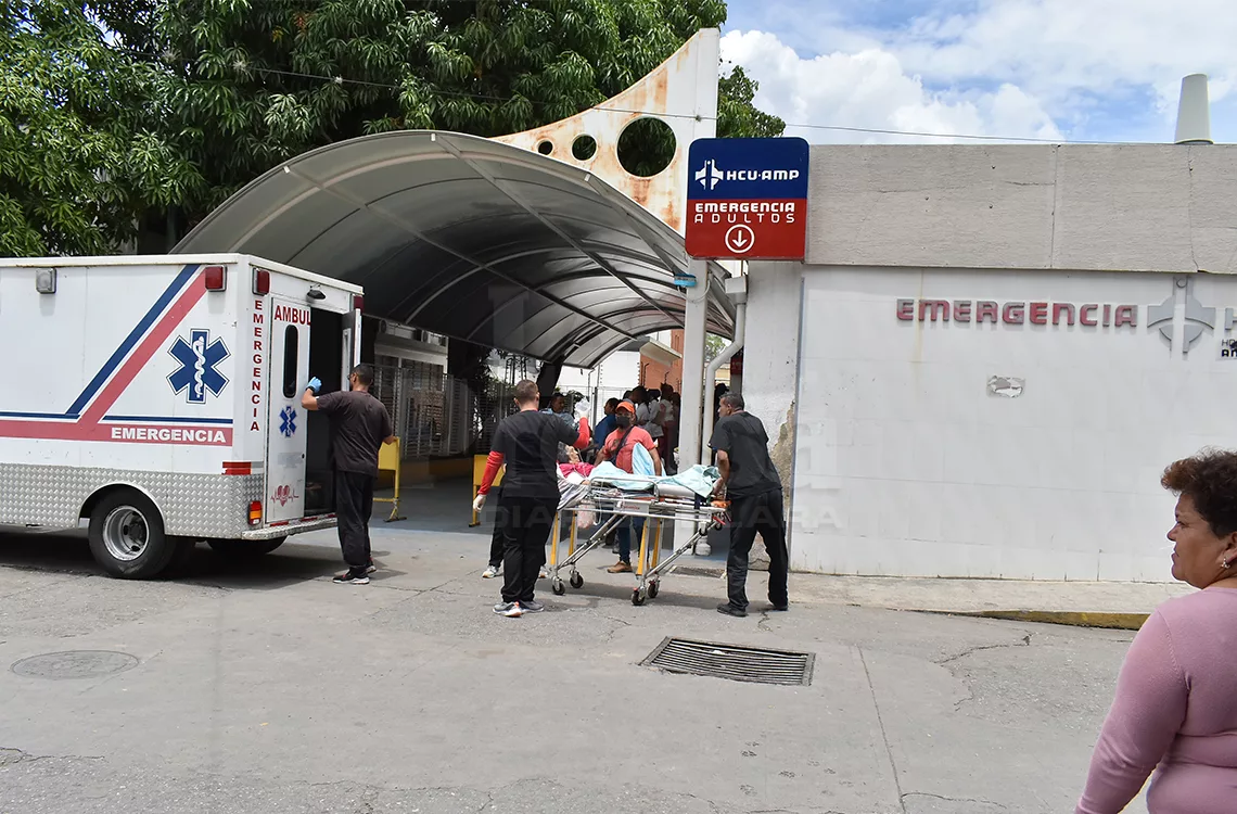 La víctima fue llevada al HCAMP, pero murió luego de ser ingresada.