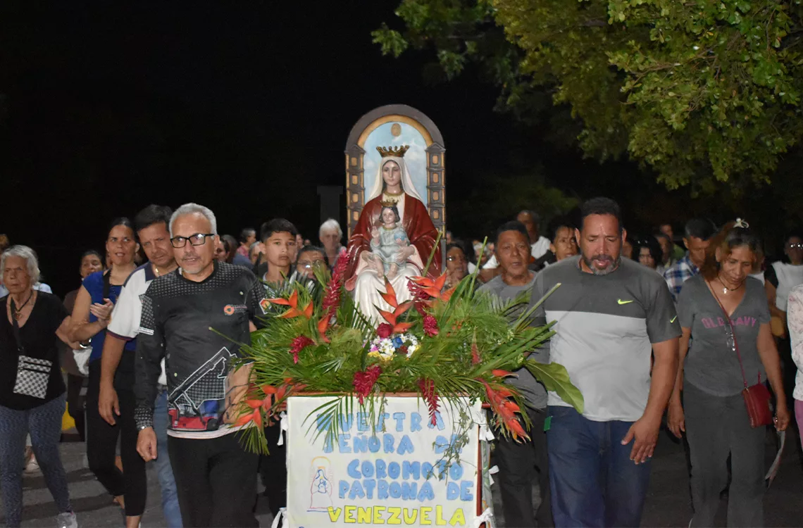 Larenses honran a la Virgen de Coromoto, patrona de Venezuela