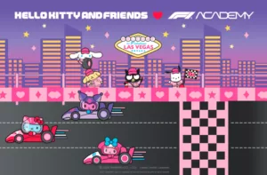 La F1 Academy se une a Hello Kitty para cerrar la temporada 2025 en Las Vegas