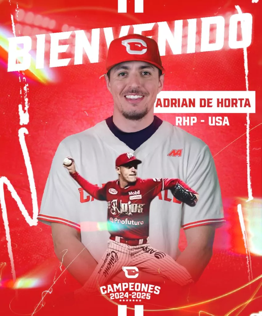 Cardenales de Lara suma a su cuarto importado: Adrián De Horta