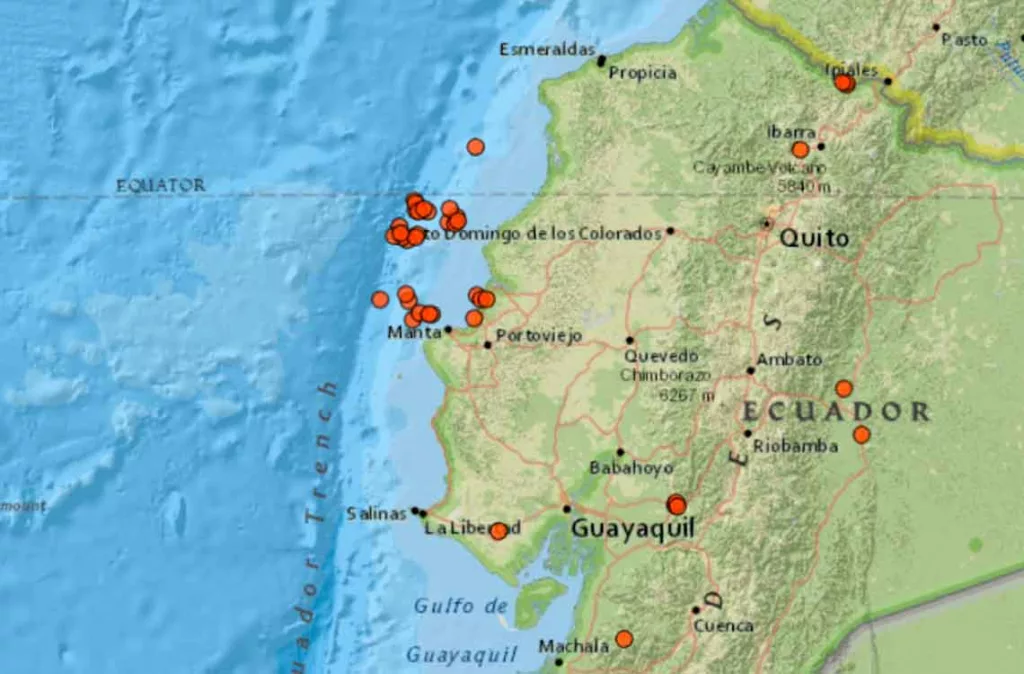 sismos en ecuador